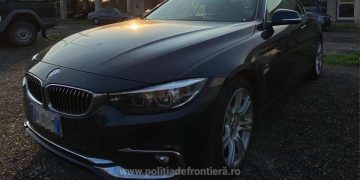 Mașini de lux, căutate în Italia și Ungaria, descoperite în PTF Borș