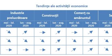 Creșteri ale producției în industrie și scăderi ale prețurilor în servicii. Cum văd managerii economia României în vara lui 2020
