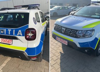Cum arată noile Dacia Duster ale Poliției Române | Au pilot automat și 100 de cai putere