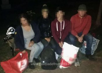 Cu copilul de mână, pe jos, spre Germania | Patru solicitanți de azil au fost prinși în Bihor, lângă granița cu Ungaria