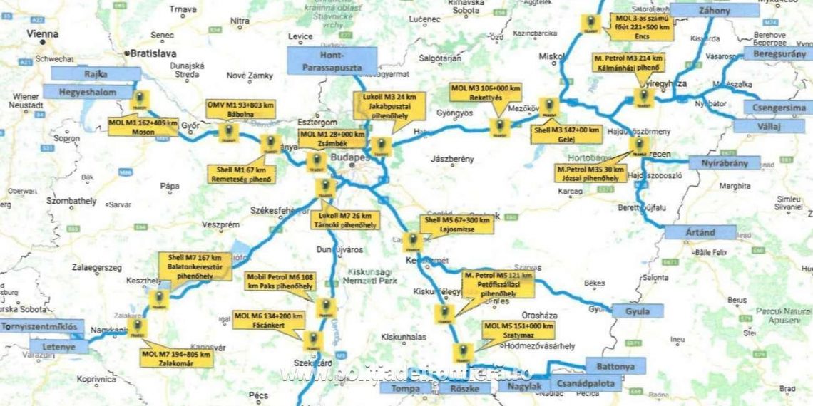 Care sunt culoarele de tranzit prin Ungaria spre țările din vestul Europei