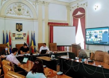 Instructaj prin videoconferință, cu ajutorul STS, al președinților și locțiitorilor de secții de votare din Bihor