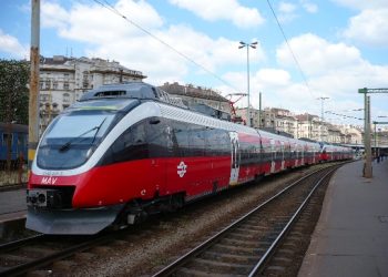 Tronson de cale ferată din Ungaria, în continuarea liniei București-Oradea-Episcopia Bihor, electrificat cu aproape 130 de milioane de euro