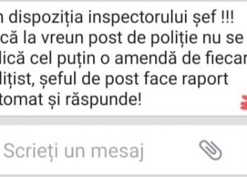 ”Plan de amenzi” în Poliție, dezvăluit chiar de… polițiști | ”Dacă nu se aplică cel puțin o amendă de fiecare polițist, șeful de post răspunde”