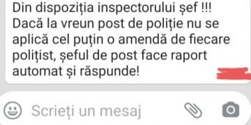 ”Plan de amenzi” în Poliție, dezvăluit chiar de… polițiști | ”Dacă nu se aplică cel puțin o amendă de fiecare polițist, șeful de post răspunde”