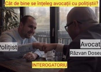 Polițist ”vs” avocat | Avocatul Răzvan Doseanu, supus unui INTEROGATORIU de către polițistul-vlogger Tavi Perțea