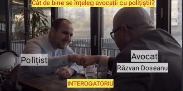 Polițist ”vs” avocat | Avocatul Răzvan Doseanu, supus unui INTEROGATORIU de către polițistul-vlogger Tavi Perțea