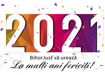 La mulți ani, 2021! BihorJust vă urează un AN NOU cu sănătate, împliniri și fericire!