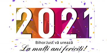 La mulți ani, 2021! BihorJust vă urează un AN NOU cu sănătate, împliniri și fericire!