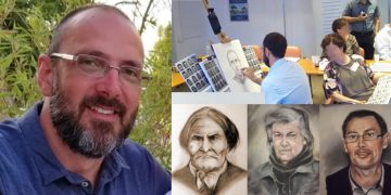 INTERVIURILE BihorJust | Asul portretelor robot. Florin Lăzău, comisarul care îi descoperă pe infractori cu… creionul