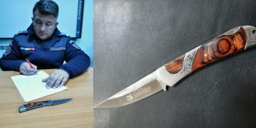 Cu un CUȚIT la Tribunal | Un bărbat cu o armă albă a fost prins de jandarmi în sediul instanței