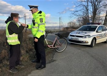 Încă o acțiune a Poliției în zona Salonta | Peste 160 de bicicliști, căruțași și pietoni au fost amendați
