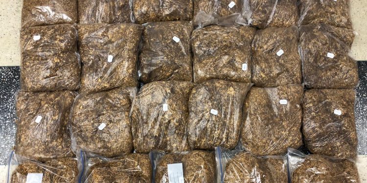 11 kilograme de tutun pentru fumat, confiscat de polițiștii din Marghita de la un localnic de 68 de ani