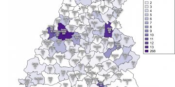 Harta COVID a Bihorului | Numărul cazurilor active din județ, în scădere