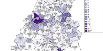 HARTA cazurilor COVID în Bihor | Peste 10.000 de cazuri de la începutul pandemiei în Oradea, doar 300 mai sunt active