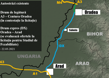 Drumul Expres ORADEA-ARAD: cinci oferte pentru proiectarea șoselei de mare viteză