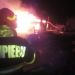 Încendiu în Oradea | 7 mașini dezmembrate au luat foc