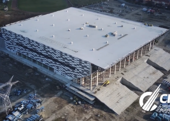 VIDEO. Noi imagini ale sălii polivalente cu 5.000 de locuri care se construiește în Oradea