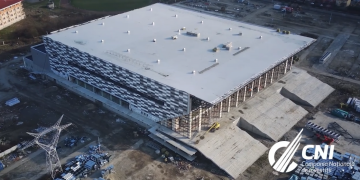 VIDEO. Noi imagini ale sălii polivalente cu 5.000 de locuri care se construiește în Oradea