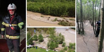 VIDEO. O dronă, folosită în operațiunile de realimentare cu energie a două sate din zona Beiușului, afectate de inundații | Adjunctul Secției de Pompieri din Beiuș, implicat în operațiune