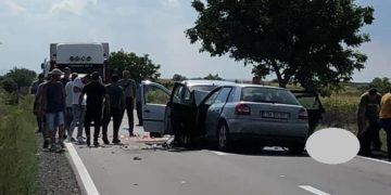 FOTO-VIDEO. Accident mortal pe DN 19E, între Marghita și Biharia | O persoană a murit în urma ciocnirii a două autoturisme. Alte 4 pasageri sunt răniți