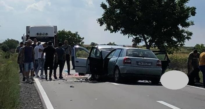 FOTO-VIDEO. Accident mortal pe DN 19E, între Marghita și Biharia | O persoană a murit în urma ciocnirii a două autoturisme. Alte 4 pasageri sunt răniți
