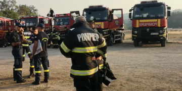 VIDEO. Prima misiune în Grecia a pompierilor români, printre care și doi bihoreni, a început duminică dimineață, în zona Spathari