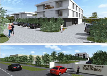 Un business hotel va fi construit în Parcul Industrial I din Oradea | Subsolul Palatului Baroc va fi amenajat ca spațiu de ”co-working”