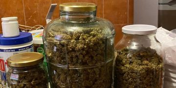 FOTO. Percheziții la suspecți de trafic de droguri | Au fost găsite cocaină, ecstasy, dar și pistoale