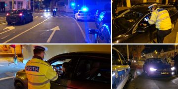 VIDEO-FOTO. Filtre ale Poliției în Oradea | Echipajele au verificat dacă este respectată carantina de noapte