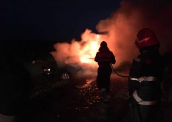 VIDEO. Bărbatul care a incendiat trei mașini pe Strada Aluminei din Oradea a fost prins