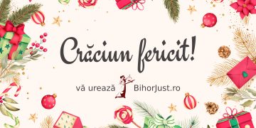 BihorJust vă urează Crăciun fericit, cu sănătate și împliniri!