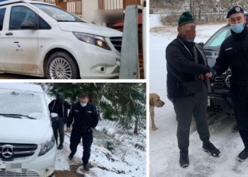 Mașina unui chinez ajutat de jandarmii montani bihoreni, după ce a rămas pe un drum de munte, era furată din Germania | Reacția Jandarmeriei Bihor