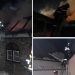 FOTO | EXPLOZIE la o centrală termică. O gospodărie din Ciumeghiu a fost cuprinsă de un incendiu violent