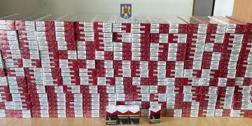 Peste 34.000 de țigarete nemarcate, confiscate de polițiștii din Ștei