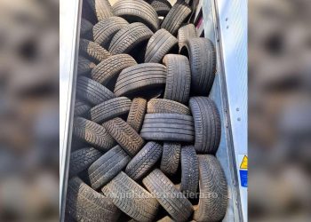 Aproape 13 tone de cauciucuri uzate, aduse din Austria, oprite la Borș | Erau deșeuri, au stabilit autoritățile