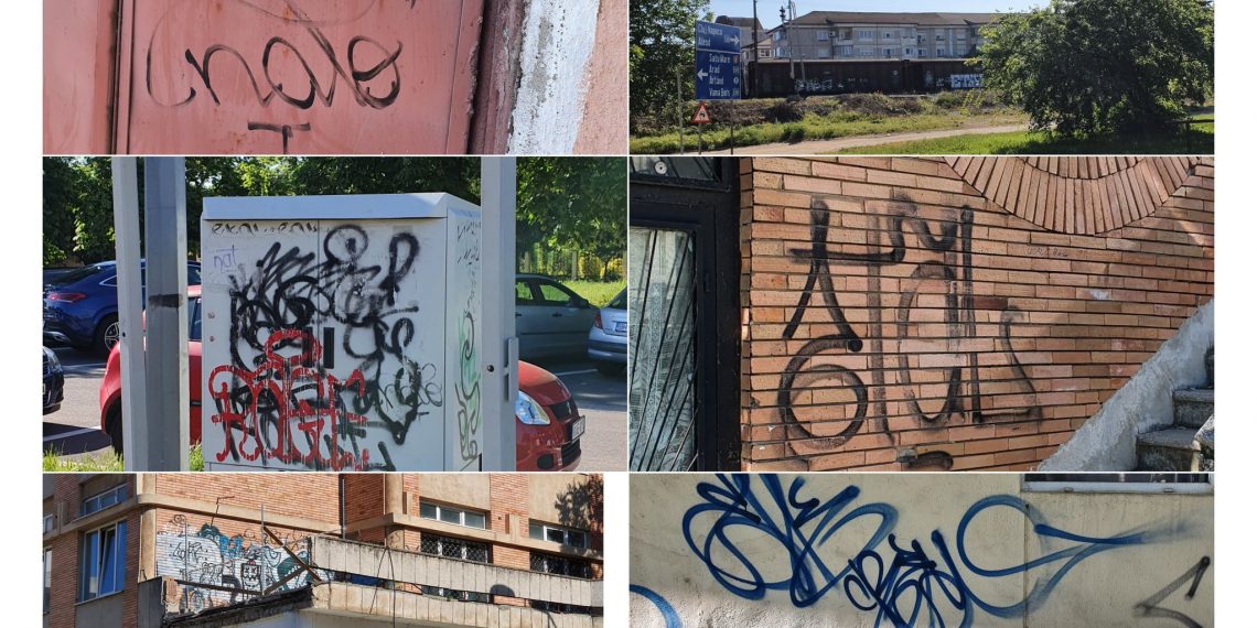 6.000 de lei, amendă pentru graffiti ilegal | Centrul Oradei, plin de mâzgăleli