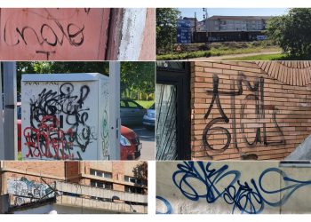 6.000 de lei, amendă pentru graffiti ilegal | Centrul Oradei, plin de mâzgăleli