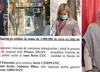 1.000.000 de euro, daune morale cerute în dosarul de fraudare a concursului pentru directorii de școli din Bihor | Suma este solicitată ”tuturor persoanelor vinovate”, IȘJ Bihor și Ministerului Educației