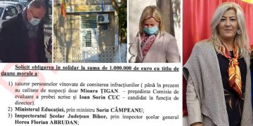 1.000.000 de euro, daune morale cerute în dosarul de fraudare a concursului pentru directorii de școli din Bihor | Suma este solicitată ”tuturor persoanelor vinovate”, IȘJ Bihor și Ministerului Educației
