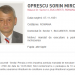 Sorin Oprescu, dat în urmărire națională după ce a fost condamnat definitiv la 10 ani și 8 luni de închisoare pentru luare de mită