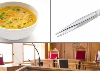 De prin instanțe | Mărturia despre supa dată cu… penseta