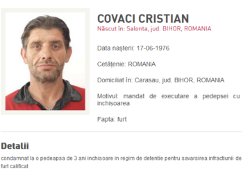 Condamnat la închisoare chiar de ziua lui, un hoț de biciclete din Bihor a fost dat în urmărire națională | Acum 4 ani a fugit de o altă anchetă și a fost prins în Franța