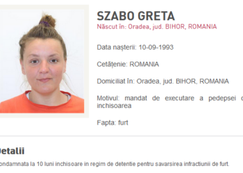 Cum a ajuns o casieră din Oradea să fie trimisă în închisoare din cauza ”aroganței inexplicabile” | A furat toate lucrurile dintr-un apartament, iar după sentința definitivă, a fost dată în urmărire națională
