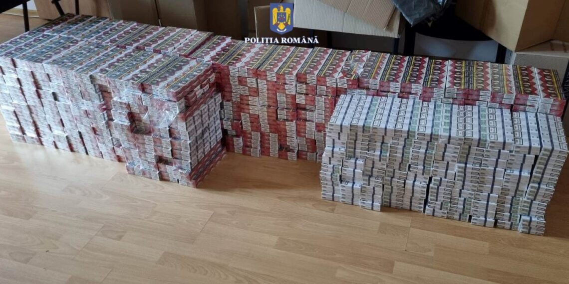 100.000 de țigări de contrabandă, confiscate de polițiștii orădeni de la un bărbat | Pe lângă marfa ilegală, a fost confiscată și mașina acestuia