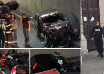 VIDEO | Dorin Luca, șoferul Porsche-ului implicat în accidentul din pasajul Magheru, a fost arestat
