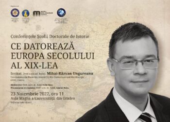 Fostul premier și șef al SIE, Mihai Răzvan Ungureanu, va spune la Oradea ”ce datorează Europa secolului al XIX-lea”