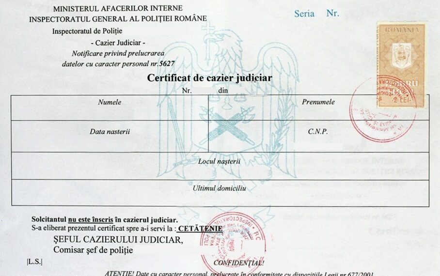 Cazierul judiciar va putea fi obţinut şi în format electronic | Proiectul a fost adoptat de Senat