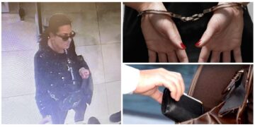 Hoața din Lotus Mall a fost prinsă de polițiști | A fost filmată când furat din geanta unei cliente și a luat un portofel dintr-un cărucior de copil