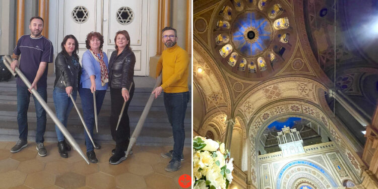 Mica ”extravaganță” a viceprimarului de Oradea, Antonia Nica | Familia sa a adoptat mai multe tuburi ale orgii din Sinagoga Sion